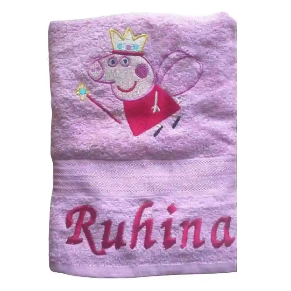 Personalized Towel with Peppa pig and Name
